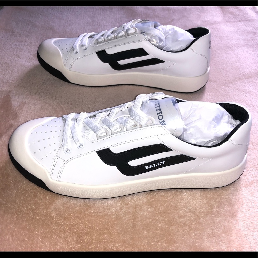 Bally THE NEW COMPETITION CALF LEATHER SNEAKERS